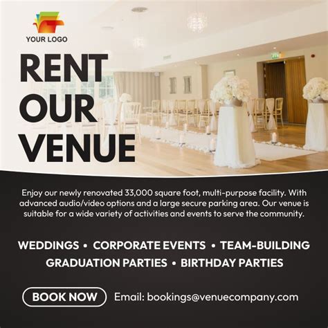 Our venue is an .